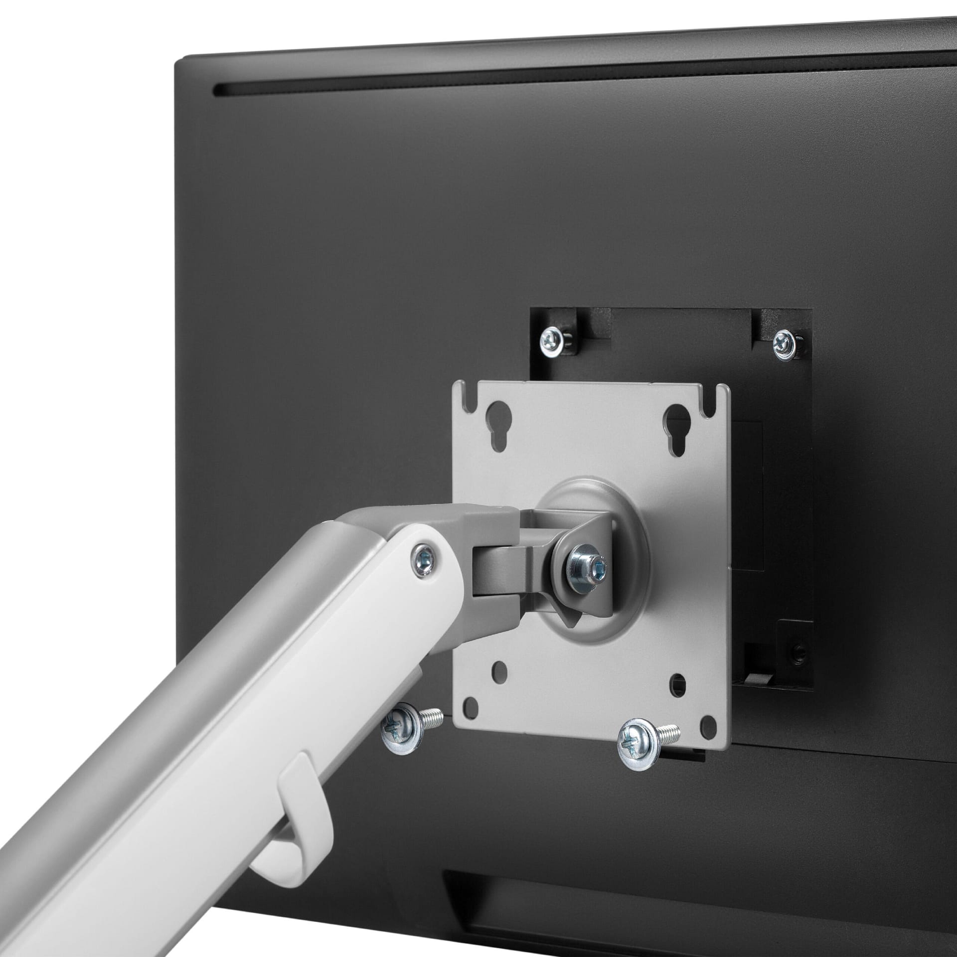 Simple single monitor arm Matte Silver-03 แขนจับจอเดี่ยว LIV Simple Single Monitor Arm - Modern Minimal Design - Image 5