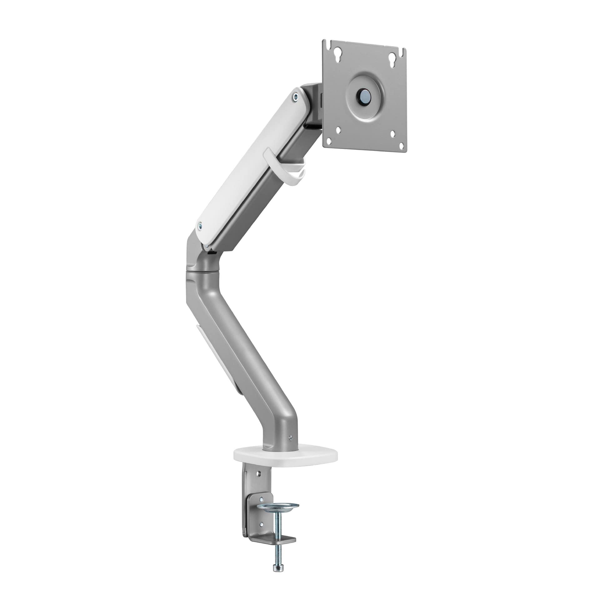 Simple single monitor arm Matte Silver-09 แขนจับจอเดี่ยว LIV Simple Single Monitor Arm - Modern Minimal Design - Image 3