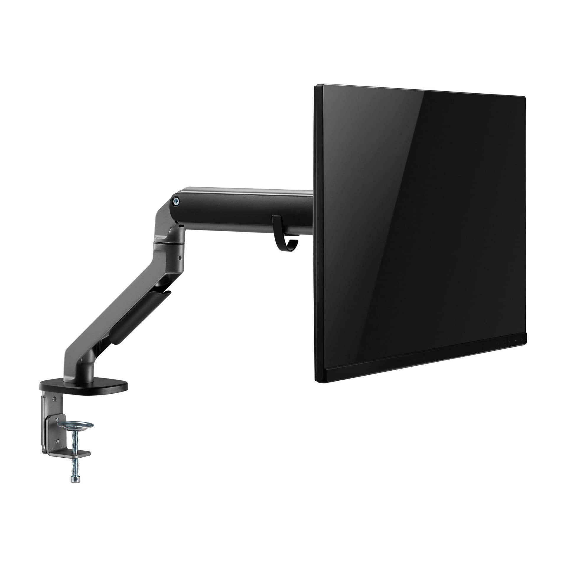 Simple single monitor arm space grey-01 แขนจับจอเดี่ยว LIV Simple Single Monitor Arm - Modern Minimal Design - Image 8